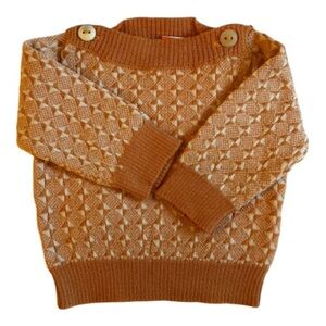 NWT Misha & Puff Merino Wool infant sweater. Size 0-6 mo. Luxury